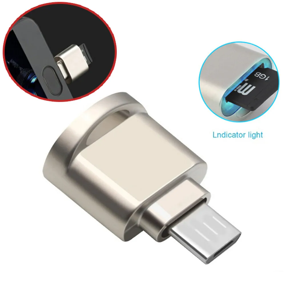 

1 шт., кардридер для карт Micro USB OTG TF