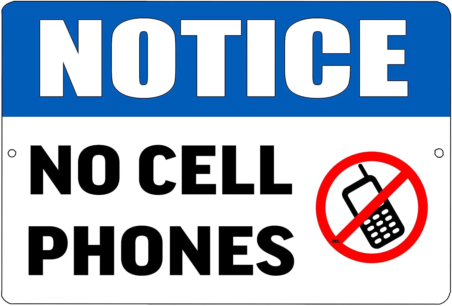 

Notice Warning No Cell Phone Allowed Metal Tin Sign Business Retail Store Home Large Restaurant Bar Office Hotel