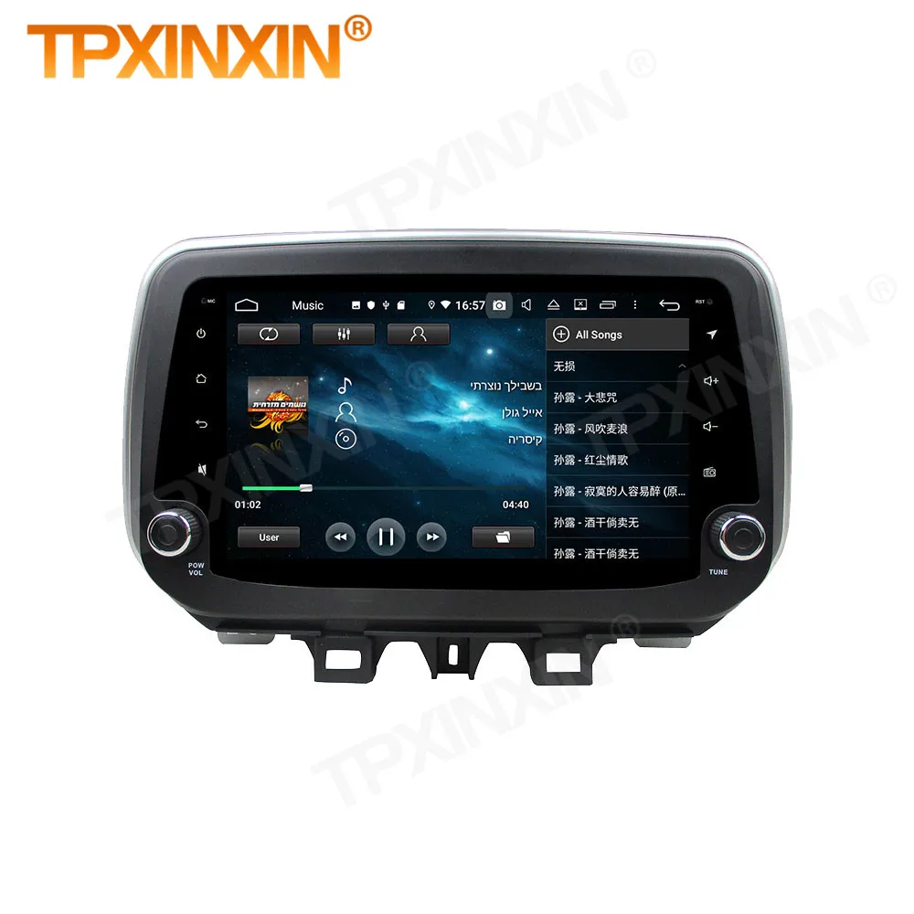 

4+128G Carplay 2 Din Android 10 Multimedia Stereo Receiver For Hyundai Tucson 2018 BT GPS WiFi Auto Radio Audio Player Head Unit