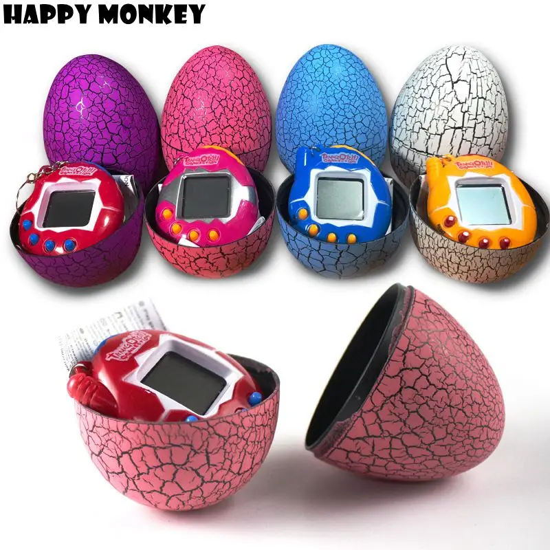 Бесплатная Прямая поставка разноцветный Динозавр яйцо виртуальная кибер
