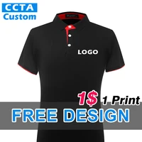 2021 summer custom polo shirt mens logo print embroidery top diy