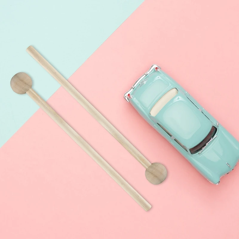 2 пары деревянных перкуссионных палочек для энергетических колокольчиков