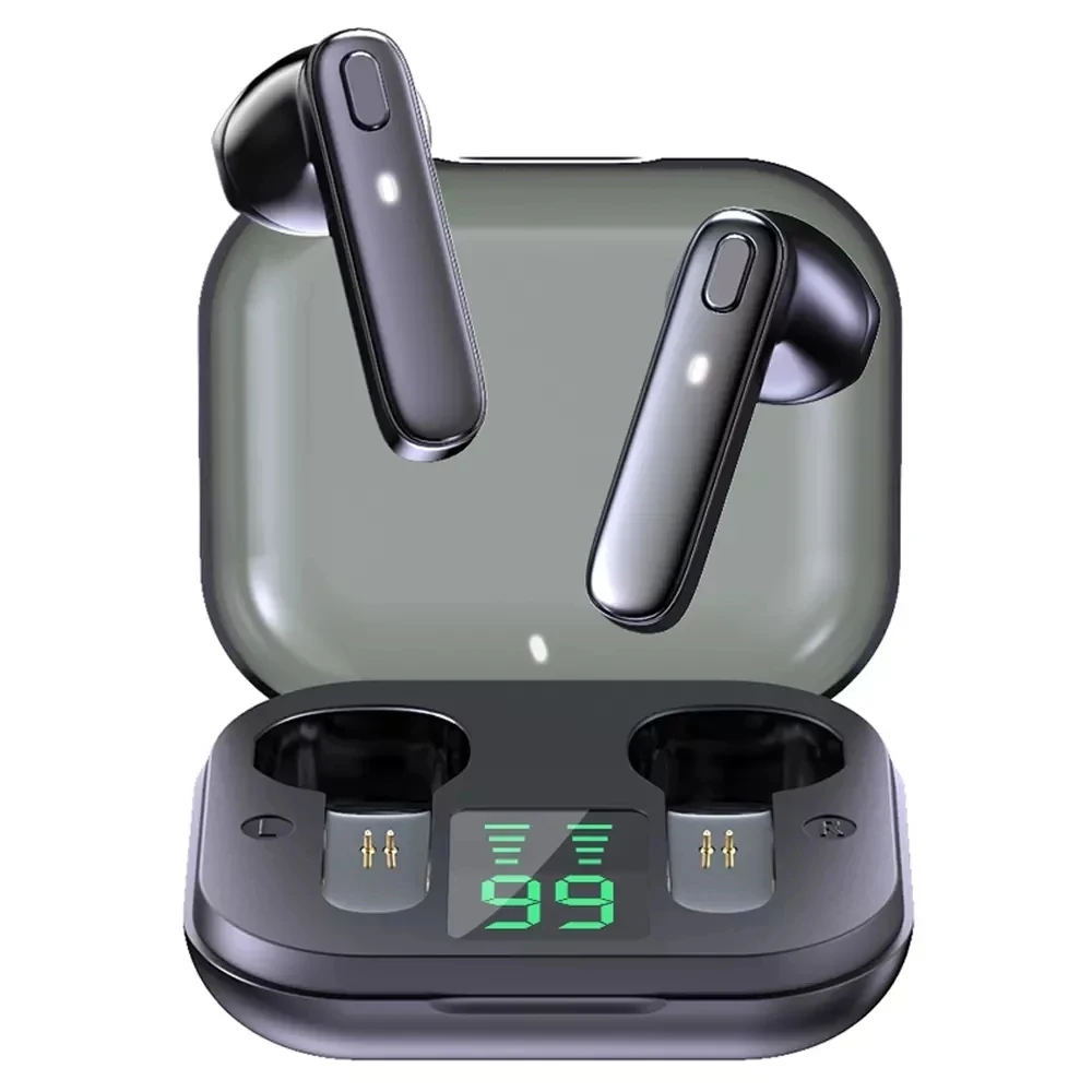 Беспроводные наушники R20 TWS 5 1 Bluetooth Беспроводная гарнитура светодиодный дисплей