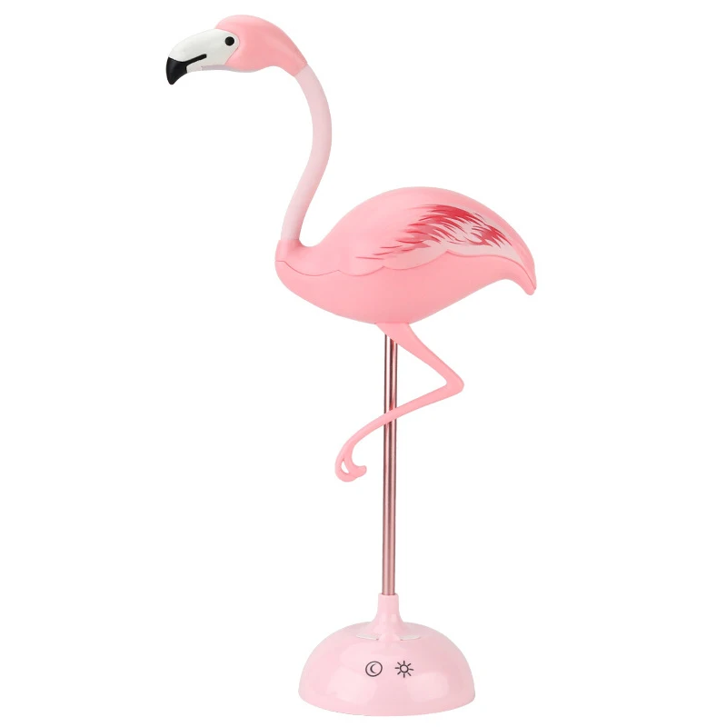 

Flamingo LED Night Light Desk Lamp Kids Room Home Decor Touch Sensor Switch Table Lamp USB Rechargeable Gifts for Girls Children