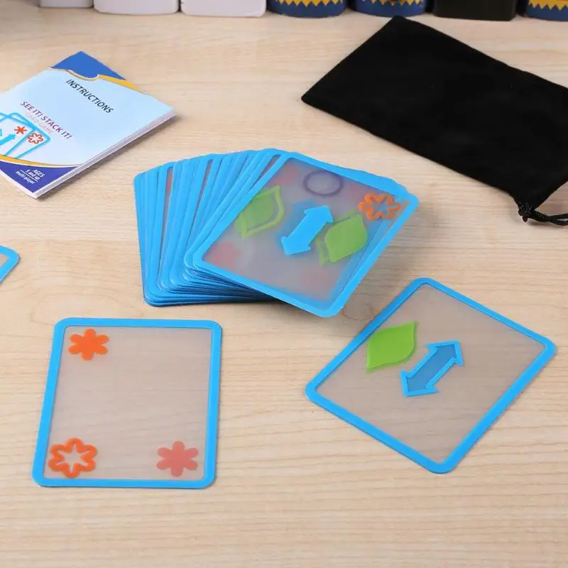 Перекрещивающиеся карты отличные ABS пластик длительная прочная игра игрушка Swish