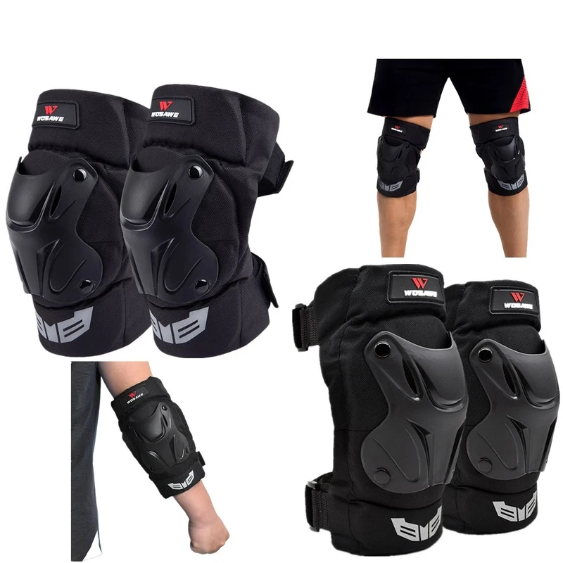 Фиксатор WOSAWE для мотоцикла скейтборда защита колена наколенники протектор