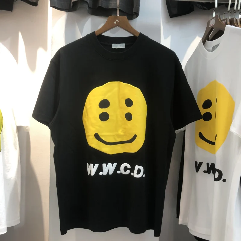 

Футболка W.W.C.D для мужчин и женщин, футболка с принтом музыкального альбома, топы WWCD с коротким рукавом CPFM Kanye West