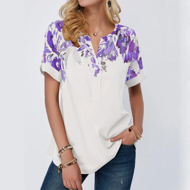 

Women Tshirt 2021 Summer New Solid Short Sleeve T-shirt Female Loose Casual Simple Plus Size Shirts V neck Shivering Natural