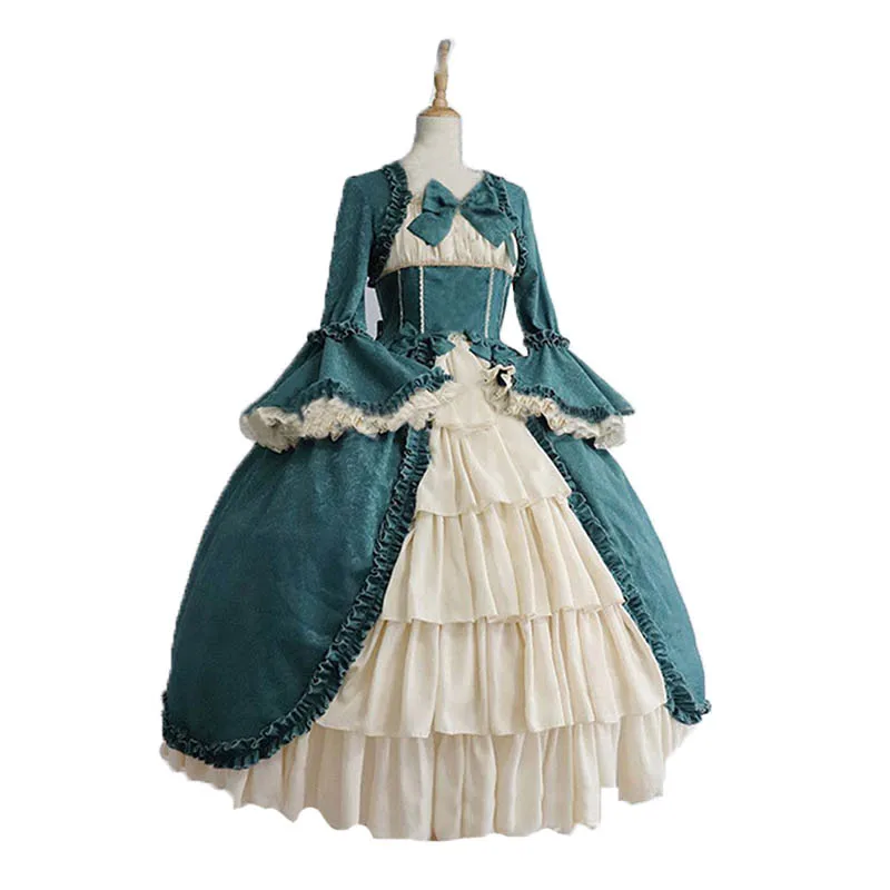 Кружевное бальное платье для девочек в готическом стиле |