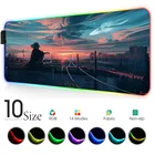 Коврик для мыши в стиле аниме Girl с RGB-подсветкой