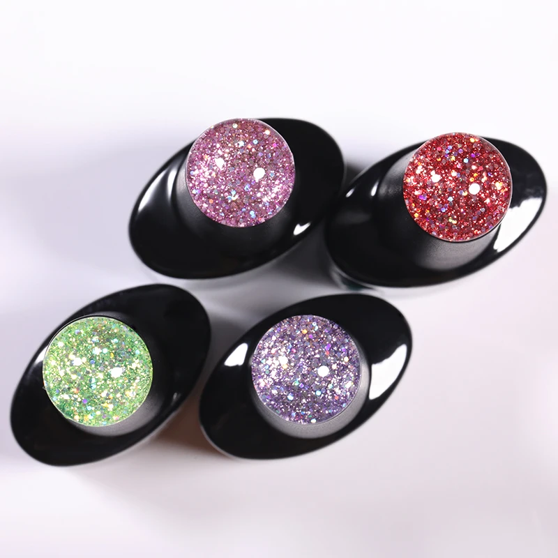 10 шт. цветные наклейки для ногтей круглые прозрачные УФ-гель-лаки аксессуары 12 мм