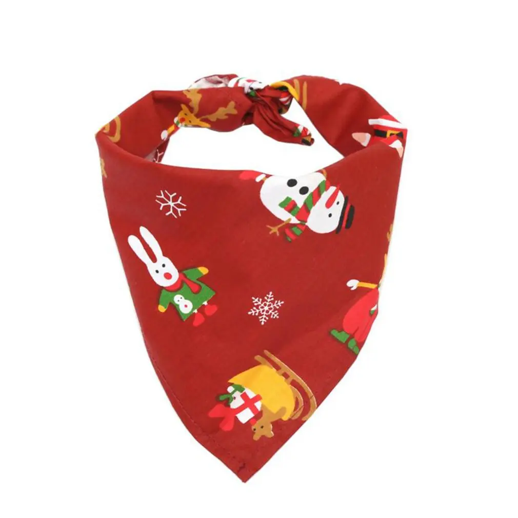 Бандана для кошек и собак нагрудники шарф ошейник регулируемый шейный платок