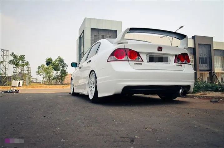 Спойлер для Honda FD2 Civic спойлер из АБС материала заднего крыла автомобиля задний