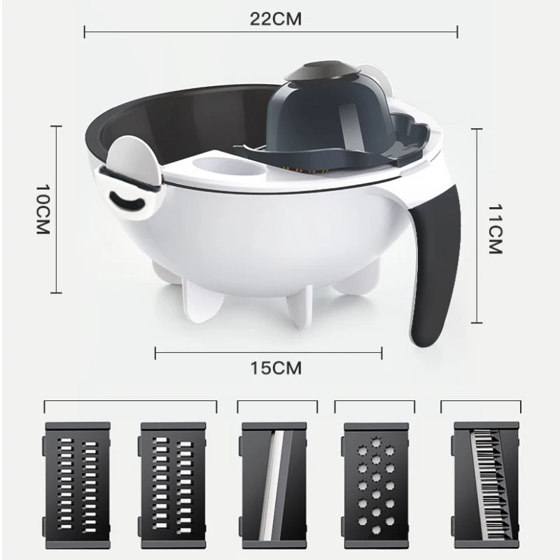 

Vegetable Cutter Multifunctional vegetable slicer household potato slicer potato chip slicer radish grater Kitchen Tools Basket