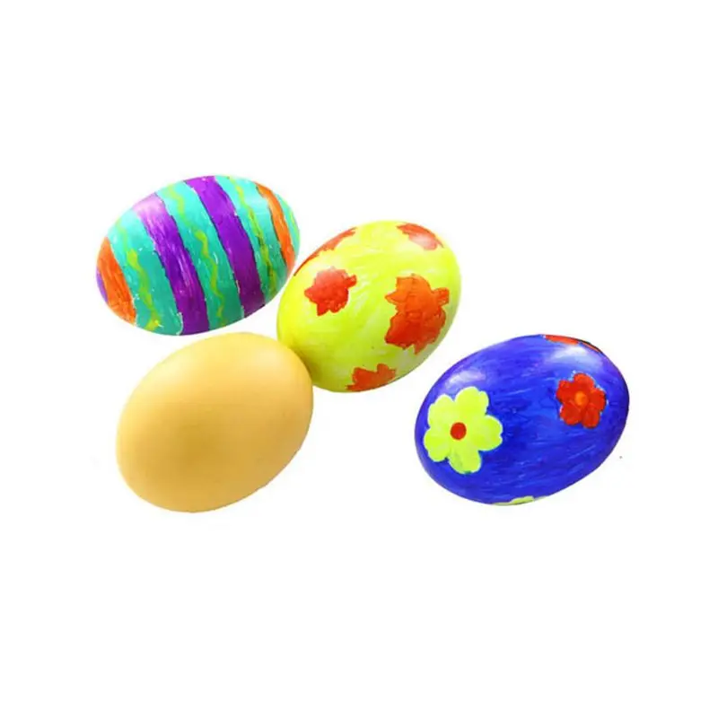 

2021 New Wooden Egg Holding Cup Easter Eggs Holder DIY Unfinished Crafts Drawing Model Painted Graffiti Tools