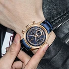 Часы WWOOR мужские Кварцевые водонепроницаемые из нержавеющей стали с хронографом