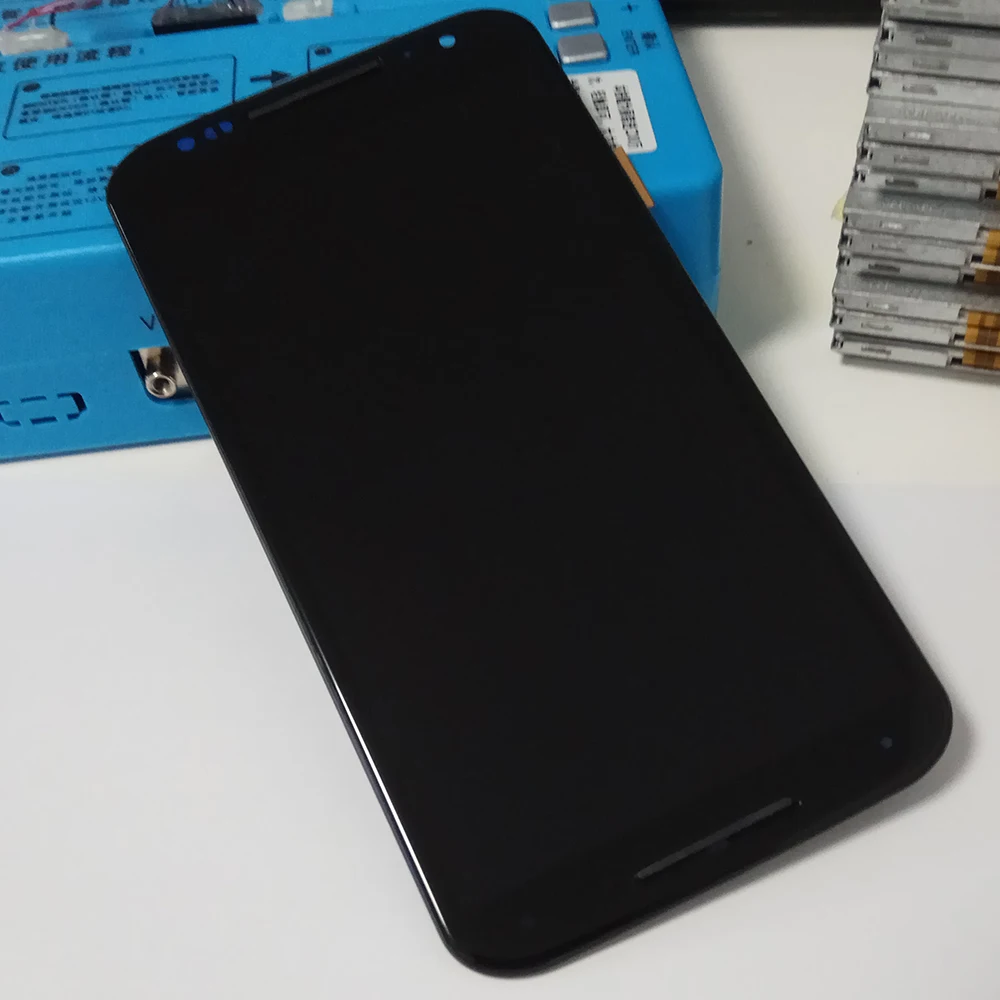 5 2 &quotОригинальный ЖК-дисплей X2 для Motorola Moto Xt1092 Xt1095 Xt1097 с рамкой сенсорный экран X