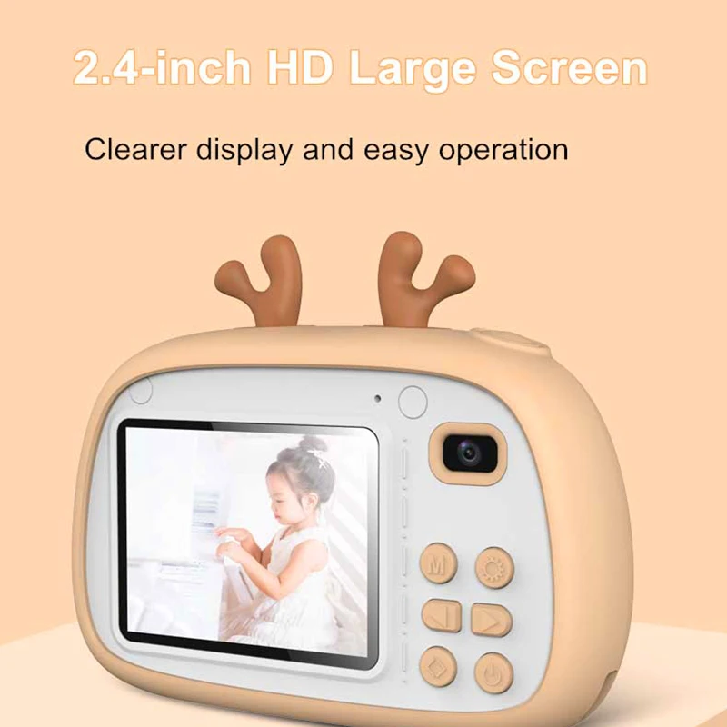 Детская камера рождественский подарок 2 дюймовый HD экран цифровая мини для детей