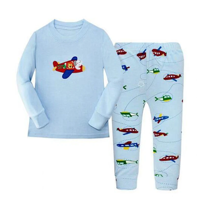 New Spring&ampautumn toddler boy underwear pajamas set 100% cotton boys pyjamas long sleeve pijamas suit kids girls pyjama enfant | Детская