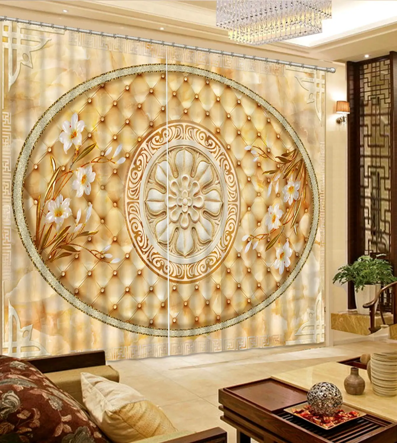 Пользовательские фото печать шторы с рисунком затемненные для любой комнаты