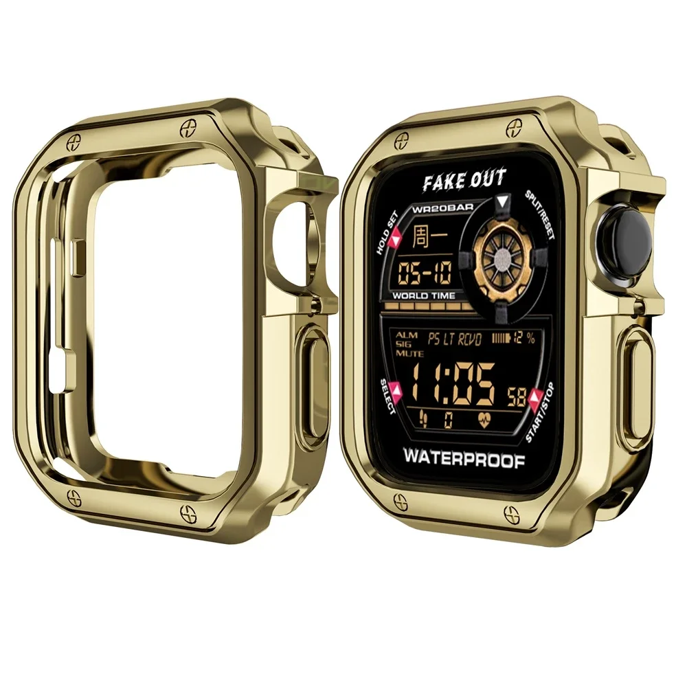 Защита экрана для Apple Watch Series 7 чехол 41 мм 45 защитный бампер iWatch 42 40 44 38 из ТПУ SE 6 5 |