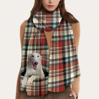 keep you warm boizoi 3d printed imitation cashmere scarf autumn and winter thickening warm shawl scarf