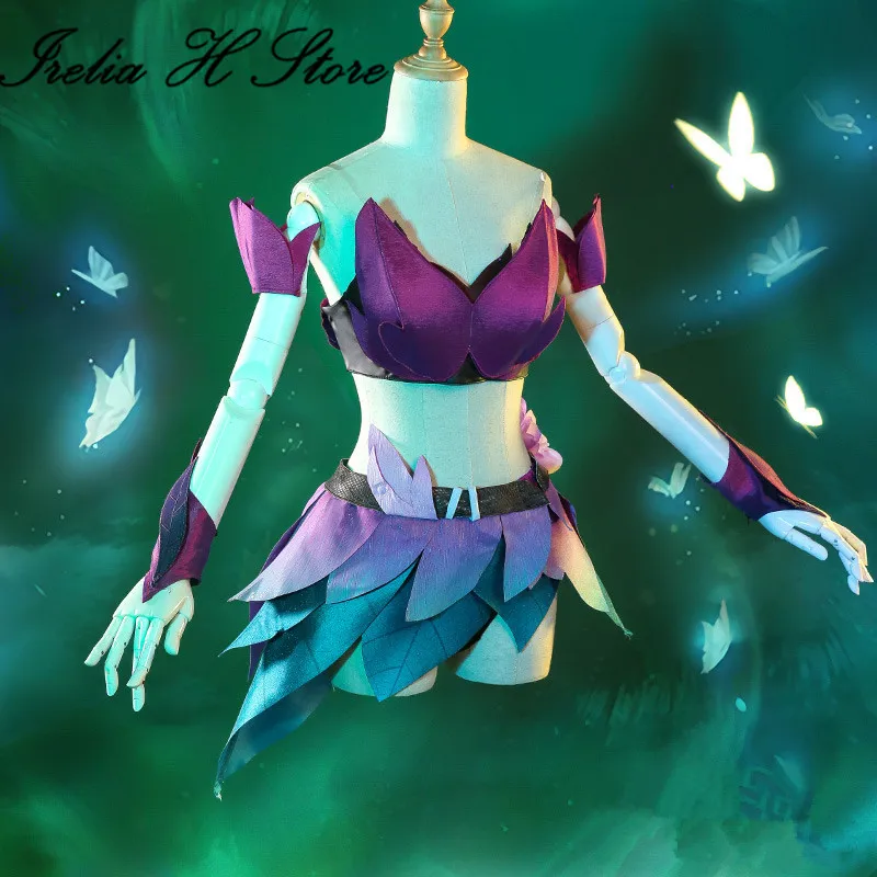 {L в наличии now} костюм для косплея из девятихвостной лисы LOL Elderwood Ahri косплей