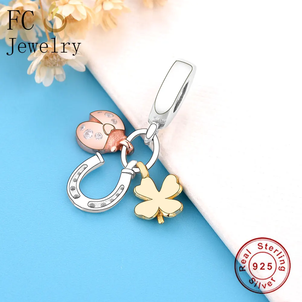 FC ювелирные изделия Подходит оригинальный Pandora Шарм браслет 925 Стерлинговое