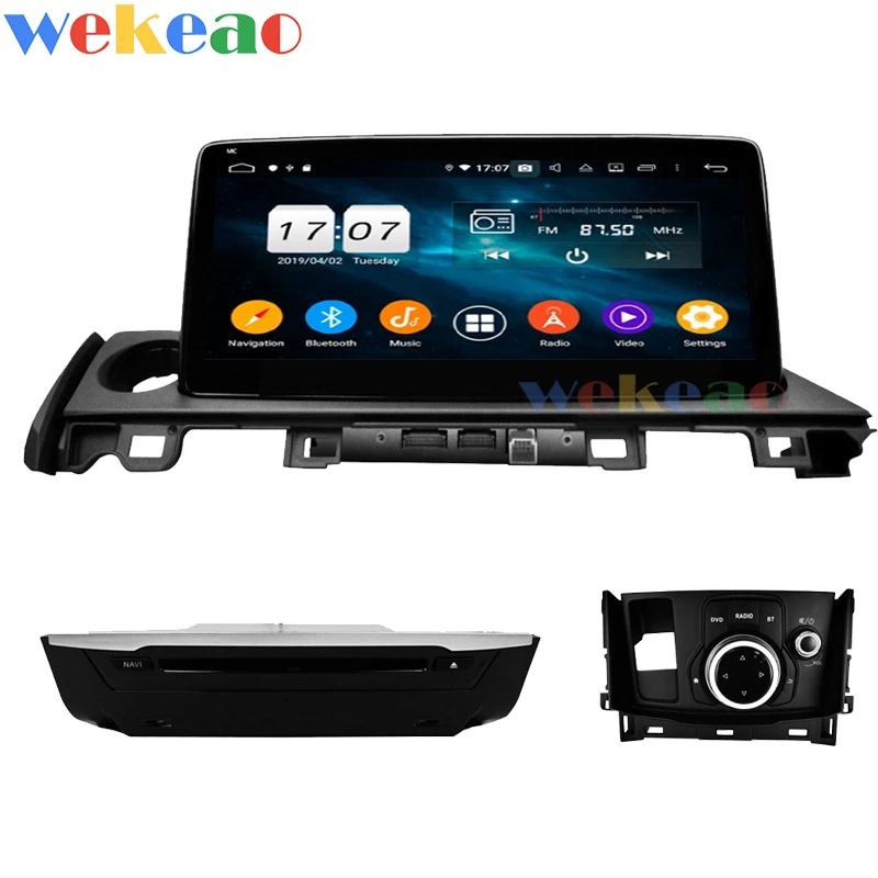 Wekeao 10 25 &quotсенсорный экран Android 0 автомобильное радио Automotivo для Mazda 6 головное
