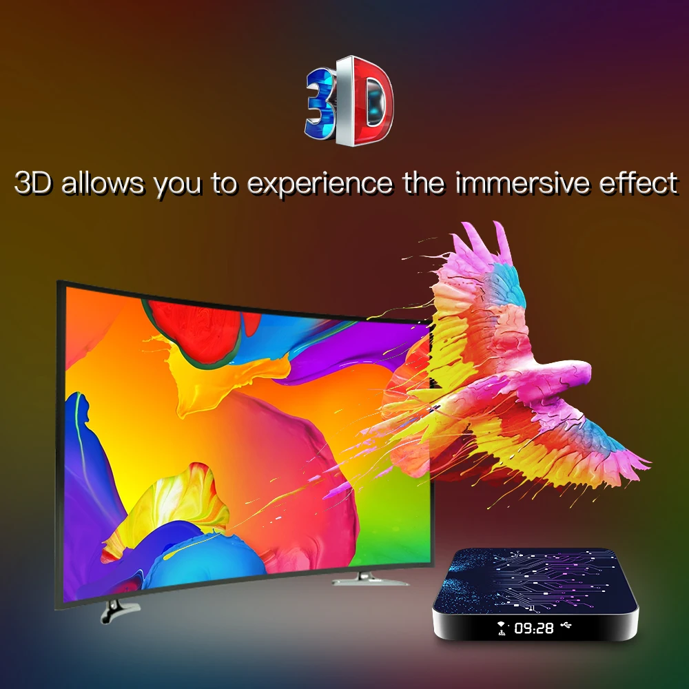 ТВ-приставка Android TV Box 4/32/64 ГБ 2 4 ГГц 5 Wi-Fi Bluetooth | Электроника