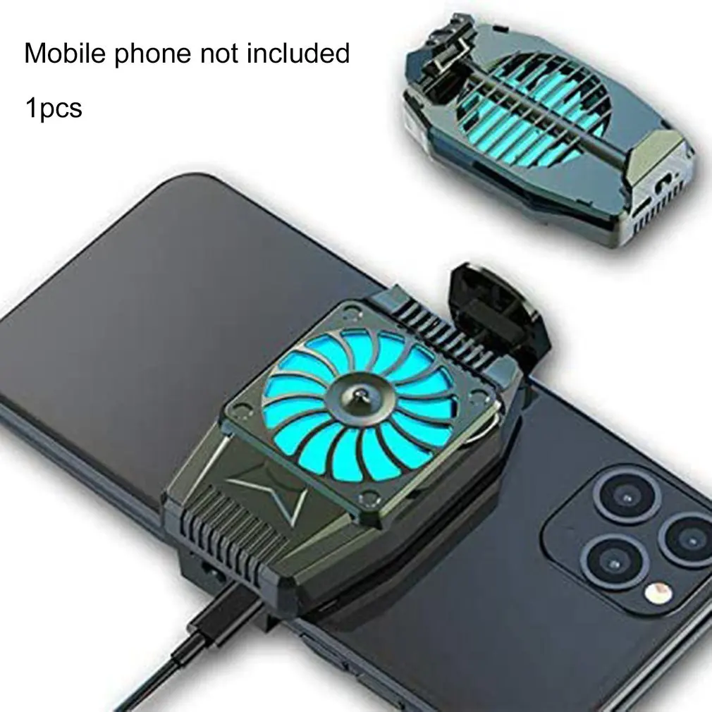 

Universal Mini Mobile Phone Cooling Fan Radiator Turbo Hurricane Game Cooler Cell Phone Cool Heat Sink For IPhone/Samsung/Xiaomi