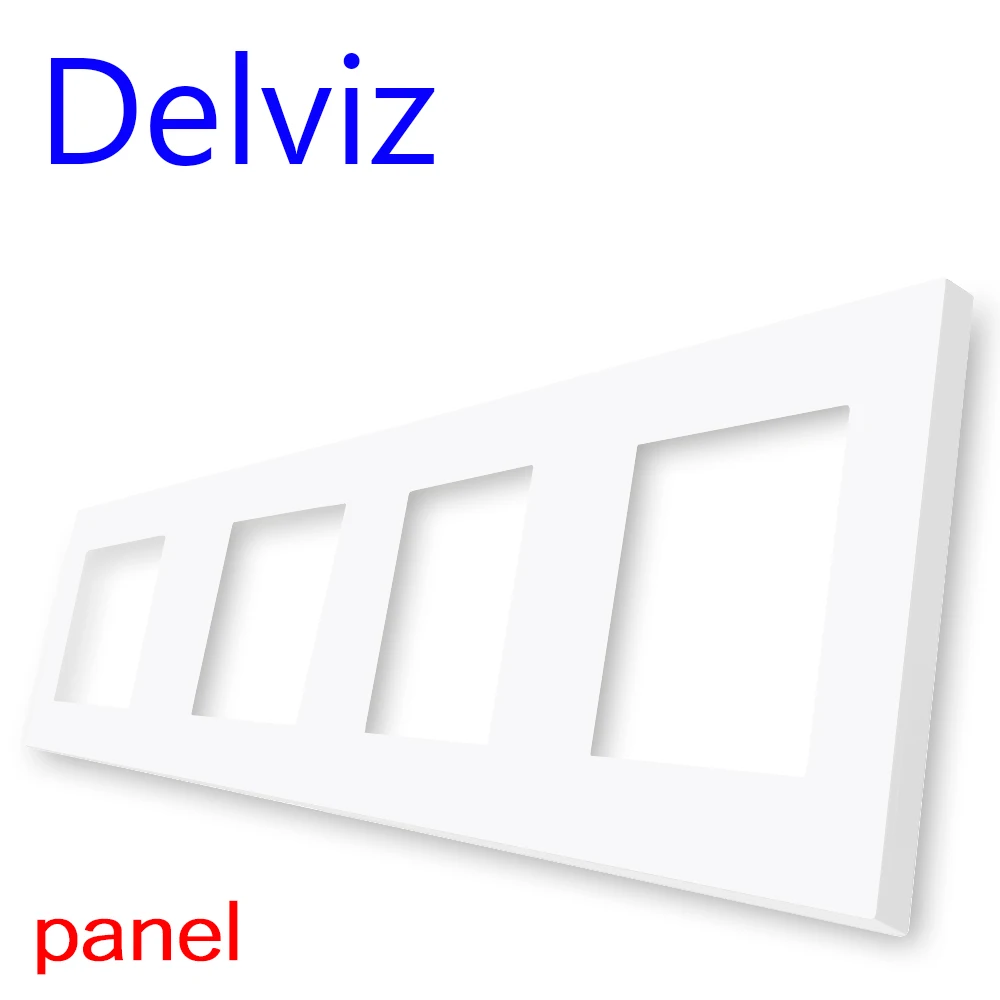 delviz diy combination switch socket connection multiple interfaces white panel rj45 tv 2 way switch eu standard power outlet free global shipping