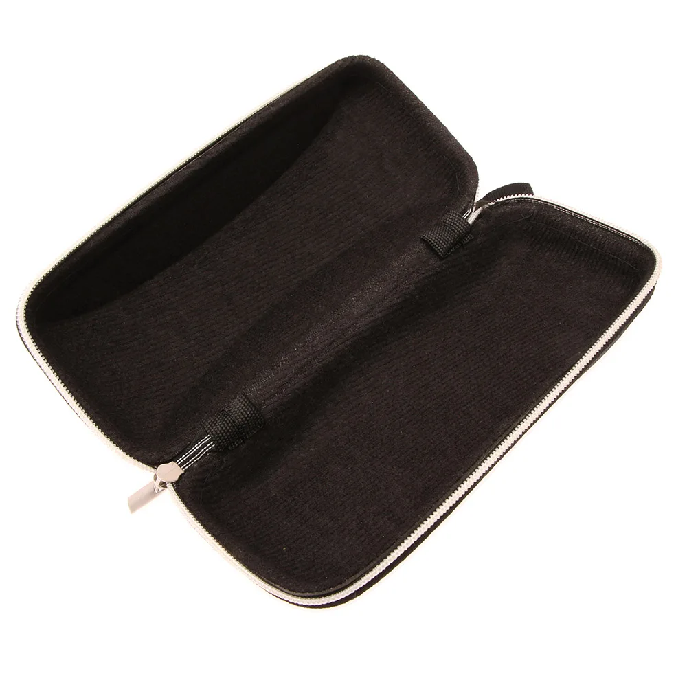 

Portable Black Zipper Dustproof Sunglasses Protective Case Reading Glasses Box Travel Hard Glasses Storage Eyewear Accessories