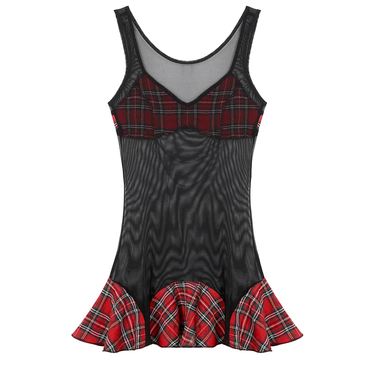 Женское клетчатое платье в стиле Сисси нижнее белье непослушное популярная