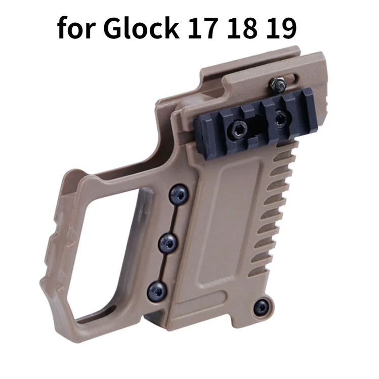 Страйкбольный военный тактический пистолет быстрозаряжаемый рельсовое