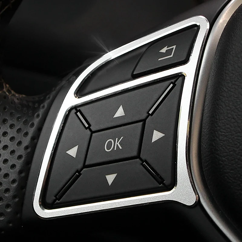 Suitable for Mercedes-Benz E-Class Steering Wheel Decorative Ring GLK GLA Cla Interior Modification | Автомобили и мотоциклы