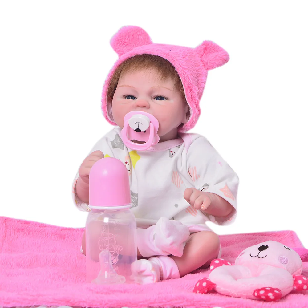 Реалистичная 17 дюймов Bebe Кукла реборн игрушка 42 см силиконовая кукла реборн Младенец Девочка Мальчик Близнецы новорожденный малыш кукла подарок