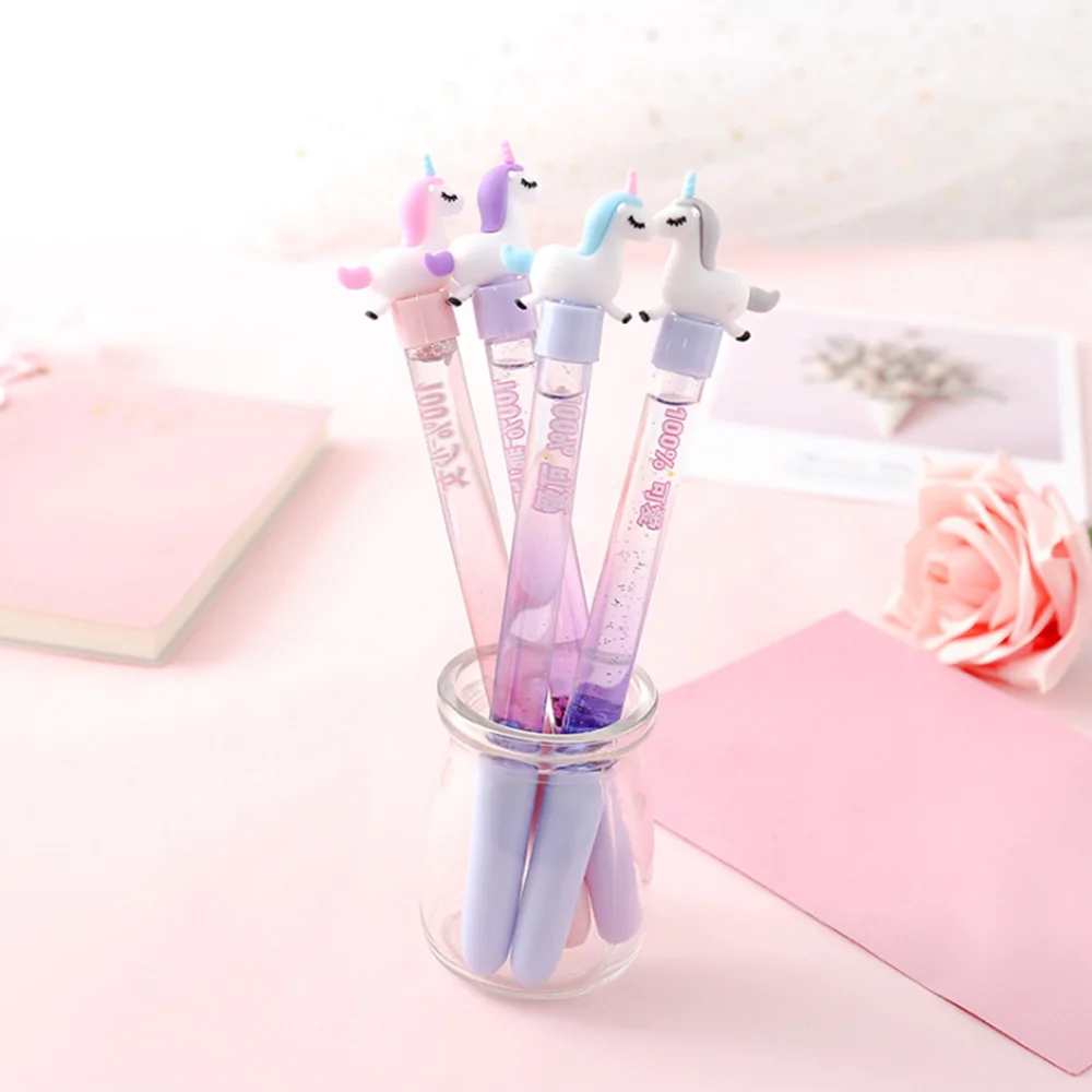 Симпатичные 0 5 мм шариковая ручка с изображением лошади сыпучего песка Обувь