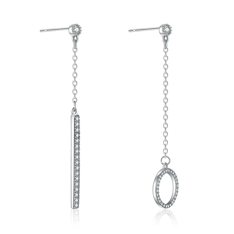 Модные женские серьги с кисточками из австрийского хрусталя элементами Swarovski