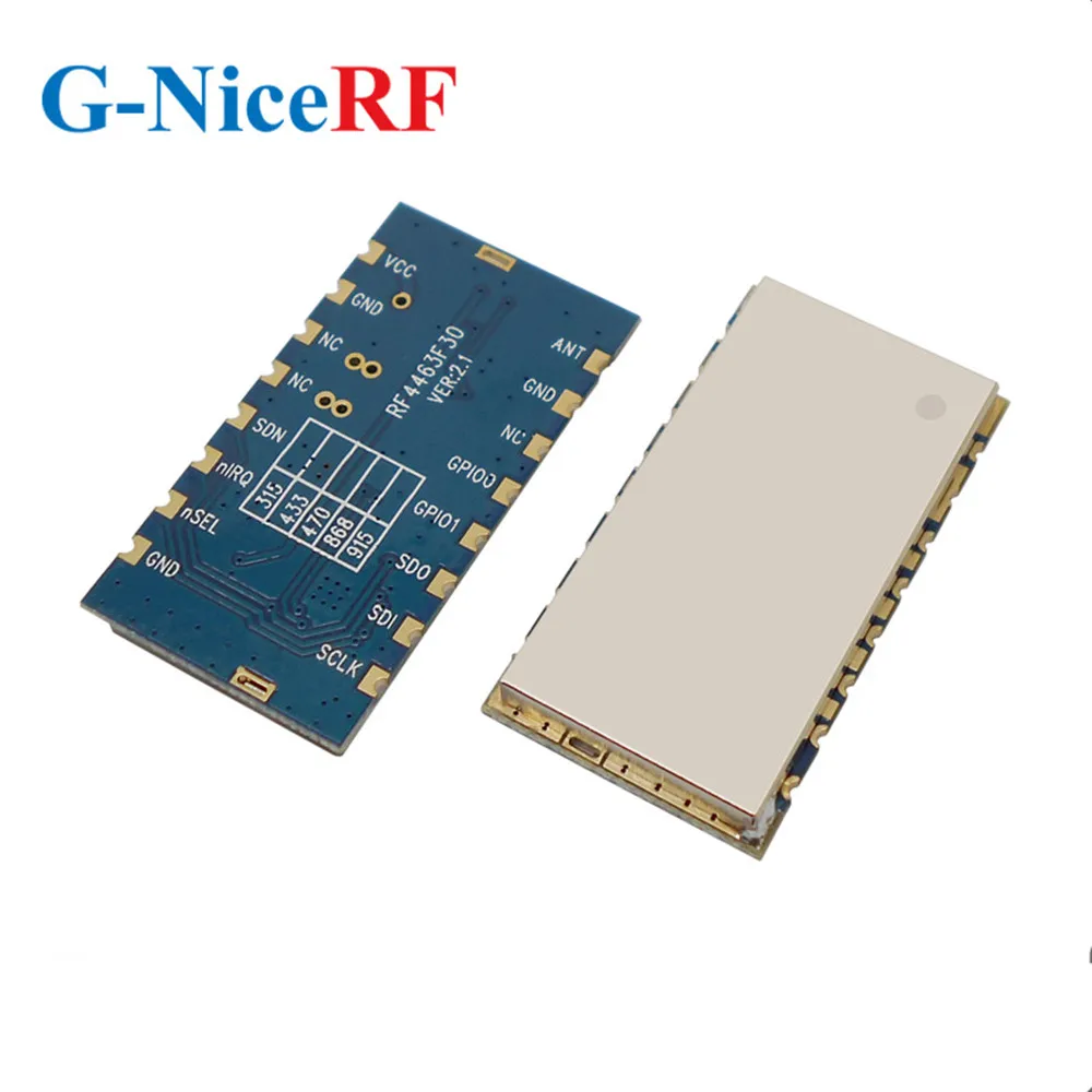 5 шт./лот RF4463F30 Embedded 500mW FSK Si4463 868 МГц беспроводной модуль + шт. 915 резиновая антенна|lot
