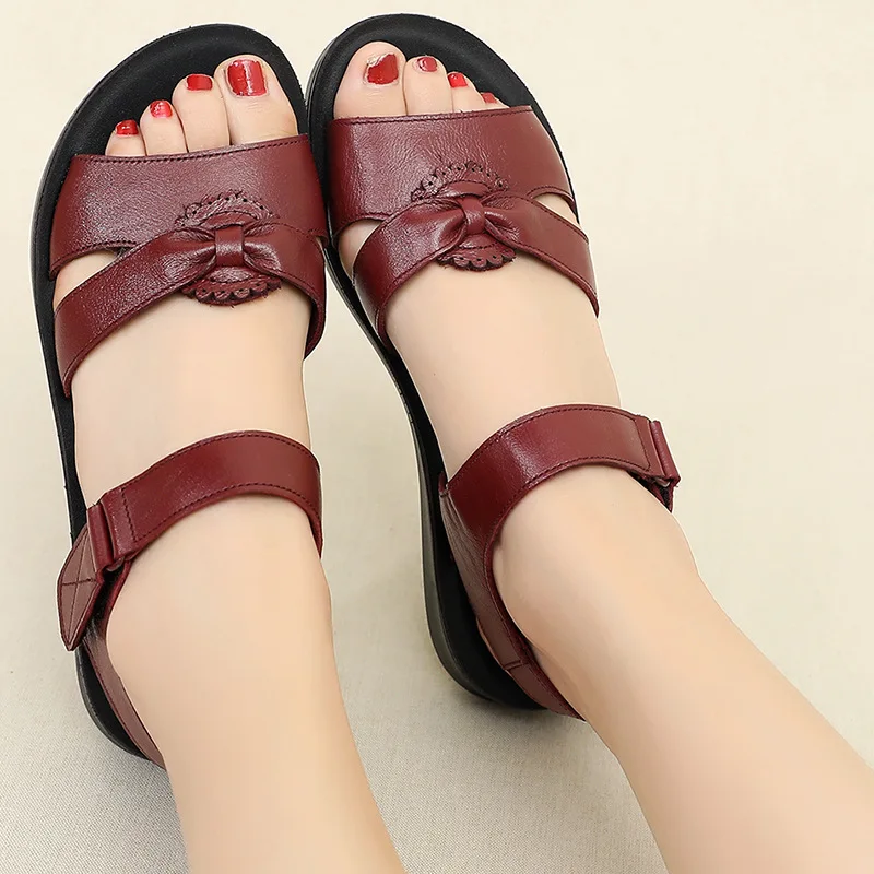 

Beige Heeled Sandals Mary Jane Low-Heeled Shoes With Strap 2021 Women's Anti-Skid Large Size Soft Black Low-heeled Comfort New R