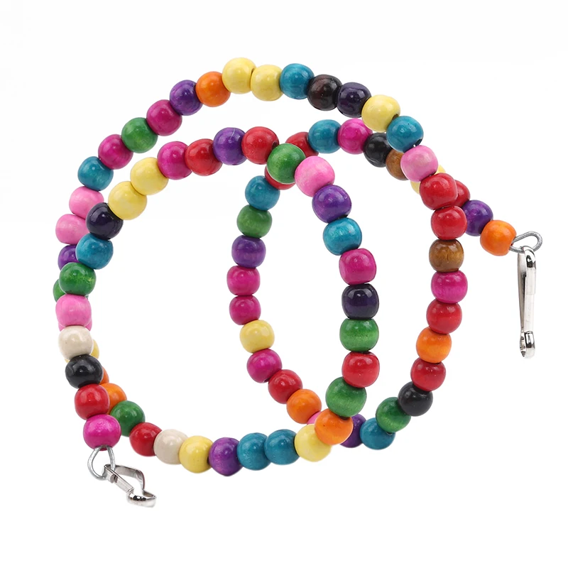 Juguete colgante para mascota, bolas de mimbre para morder, campana oscilante, soporte para periquito y p&aacute;jaro, accesorios de entrenamiento, suministros para mascotas-4