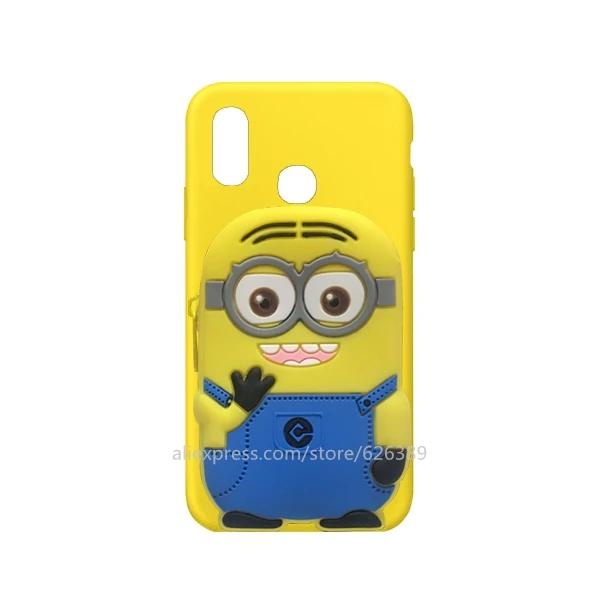 24 3D P Smart силиконовый чехол Минни totoro stitch Sulley чехол с единорогом кожи для huawei P Smart - Цвет: 24