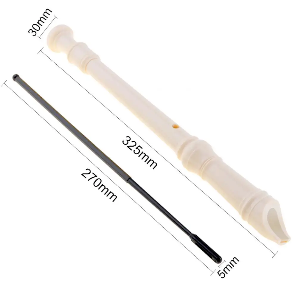 Flute 8 Holes Plastics Instrument Musical Soprano Recorder Long Children Educational Tool | Спорт и развлечения