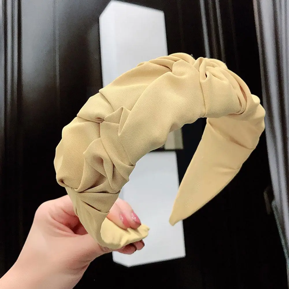 Женский ободок для волос со складками дизайнерский аксессуары модель N4I3| |