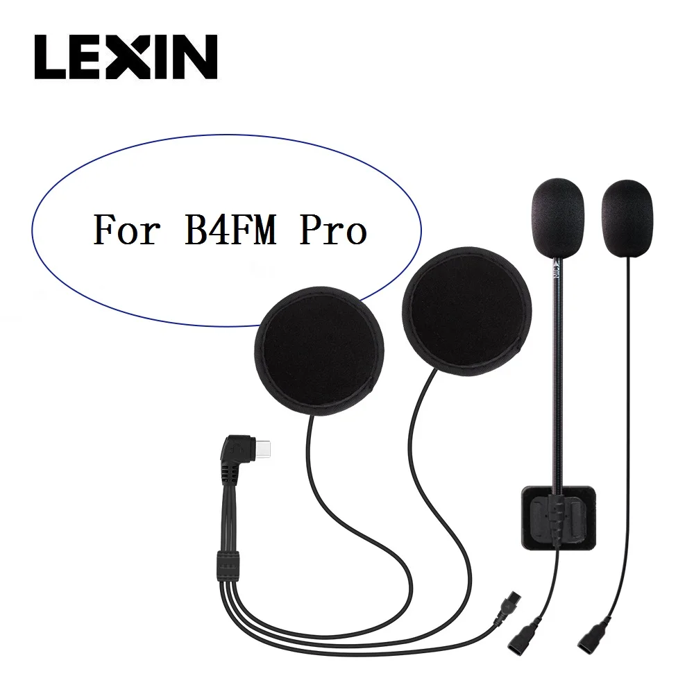 Мотоциклетная рация марки LEXIN LX-B4FM PRO Bluetooth-шлем гарнитура разъем типа C аксессуары