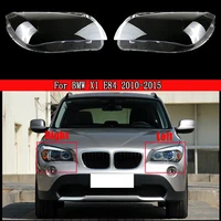 car front headlight lens for bmw x1 e84 2010 2011 2012 2013 2014 2015 headlamp cover lampshade glass lampcover caps shell case