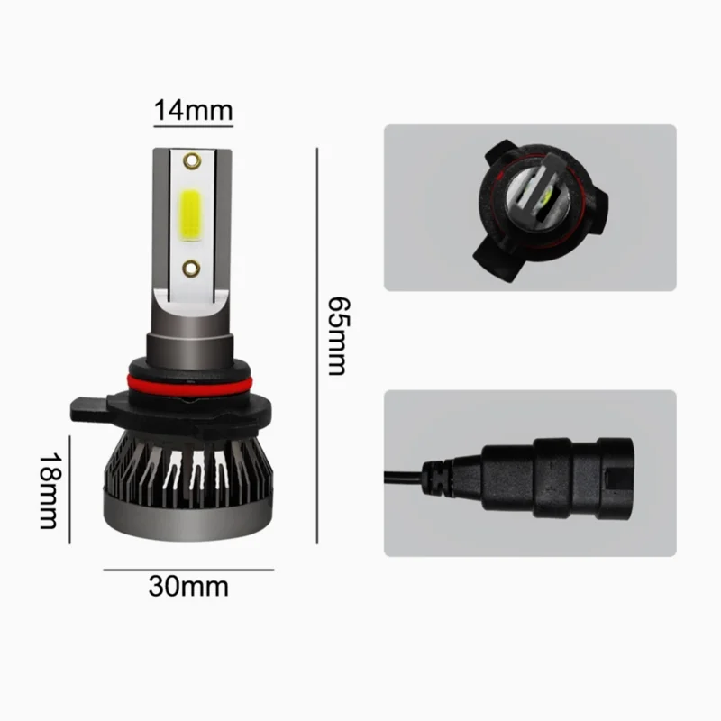 Hi/Lo светодиодные лампы H4 для фар Автомобильные H1 H7 H11 фары 6000K противотуманные H8 H9