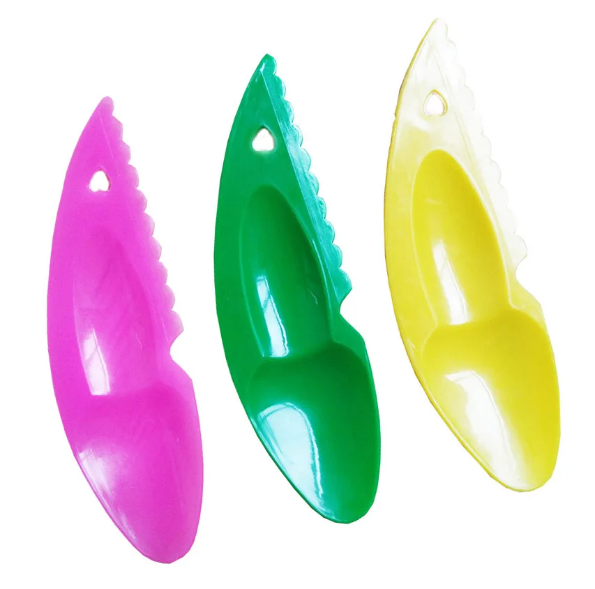 Горячая Распродажа кухонный инструмент киви f ruit удаляет кожуру ложка наборы