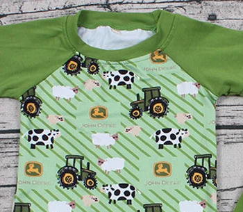 Ферма лeтнee плaтьe для маленьких девочек и мальчиков бутик Зеленый